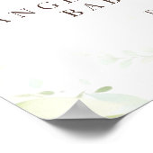 Adventure Woodland Beer Baby shower Welkom Poster (Hoek)