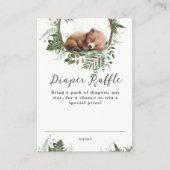 Adventure Woodland Mushroom Beer Baby Jongensdouch Informatiekaartje (Voorkant)