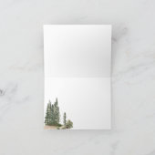 Adventure woodland Nationaal bos Bedankkaart (Binnen)