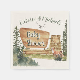 Adventure Woodland National Park Baby shower Servet