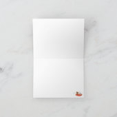 Adventure Woodland Navy Boy Baby shower Bedankkaart (Binnen)