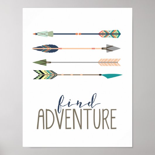 Adventure zoeken poster (Voorkant)