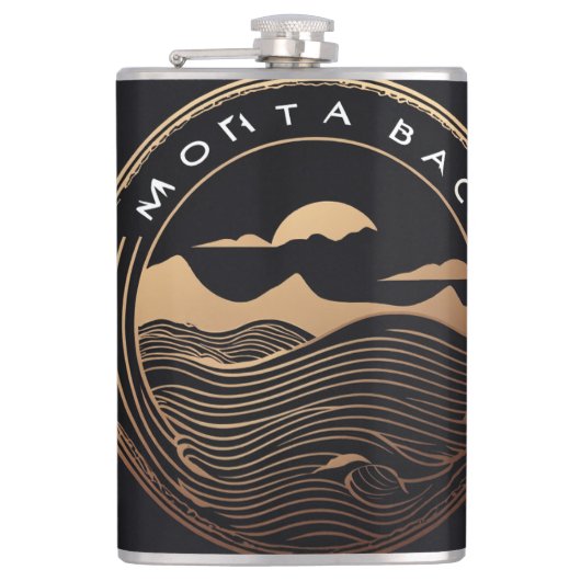 #adventuregearVinylWrappedFlask Heupfles (Voorkant)