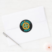 Adventures Ahead Classic! Ronde Sticker (Envelop)