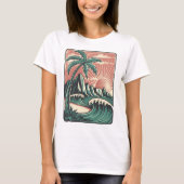 Adventures Await: Bold Exploration T-Shirt Design (Voorkant)