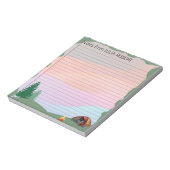 Adventures Await: Notities van Camp Notitieblok (Linkerzijde)