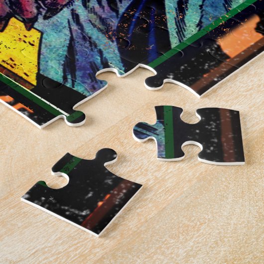 Adventures in duisternis #9, Gold Age Horror Hoesj Legpuzzel (Zijkant)