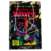Adventures in duisternis #9, Gold Age Horror Hoesj Medium Cadeauzakje (Voorkant)