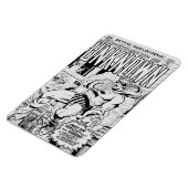 'Adventures into the Unknown' Lite Grey Magnet Magneet (Linkerzijde)