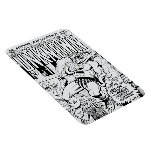 'Adventures into the Unknown' Lite Grey Magnet Magneet (Rechterzijde)