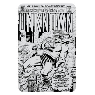 'Adventures into the Unknown' Lite Grey Magnet Magneet