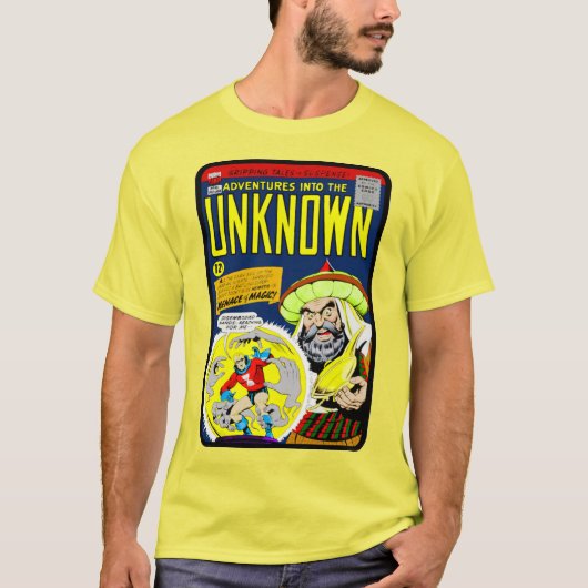 'Adventures into the UNKNOWN' T-Shirt (Voorkant)