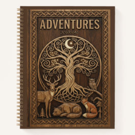 Adventures Journal Tree of Life Woodland Animals  Notitieboek
