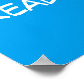 Adventures lezen met Cartoon Bookworm Poster (Hoek)