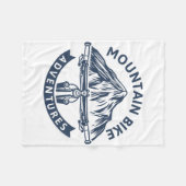 Adventures - Mountain Biking Fleece Deken (Voorkant (Horizontaal))
