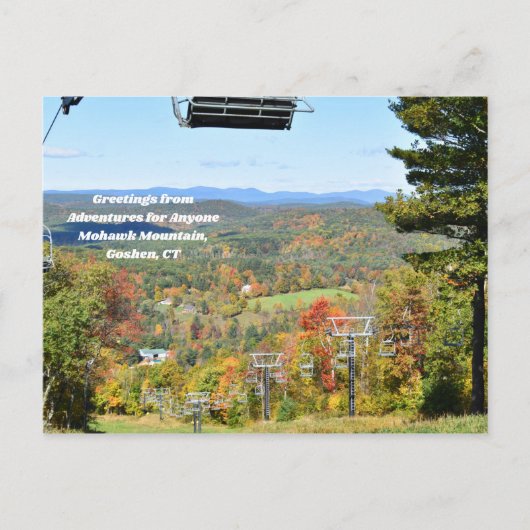 Adventures voor iedereen Mohawk Mountain, CT Briefkaart (Voorkant)