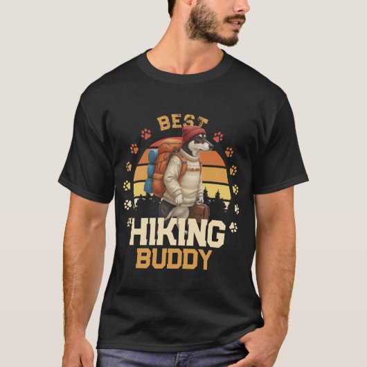 Adventurous Alaskan Klee Hiker Wilderness Explorer T-shirt (Voorkant)