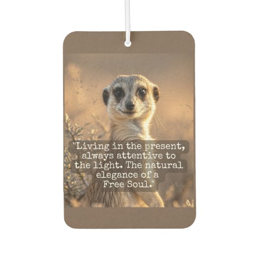 Adventurous Meerkat Living Luchtverfrisser (Voorkant)