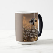 Adventurous Meerkat Living Magische Mok (Voorkant rechts)