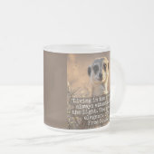 Adventurous Meerkat Living Matglas Koffiemok (Voorkant rechts)