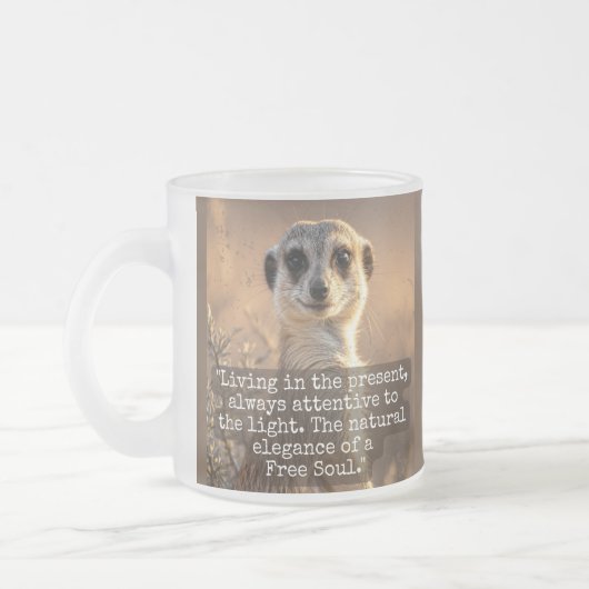 Adventurous Meerkat Living Matglas Koffiemok (Links)