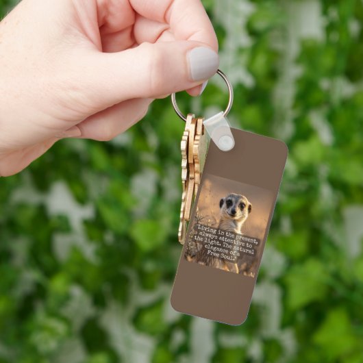 Adventurous Meerkat Living Sleutelhanger (Hand)