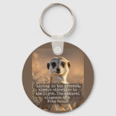 Adventurous Meerkat Living Sleutelhanger (Voorkant)