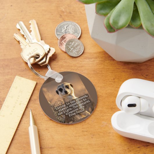 Adventurous Meerkat Living Sleutelhanger (Bureau)