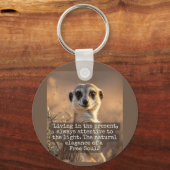 Adventurous Meerkat Living Sleutelhanger (Voorkant)