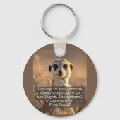 Adventurous Meerkat Living Sleutelhanger (Achterkant)