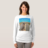 Adventurous Meerkat Living T-shirt (Voorkant volledig)