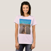 Adventurous Meerkat Living T-shirt (Voorkant volledig)