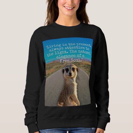 Adventurous Meerkat Living Trui (Voorkant)