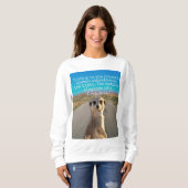 Adventurous Meerkat Living Trui (Voorkant volledig)