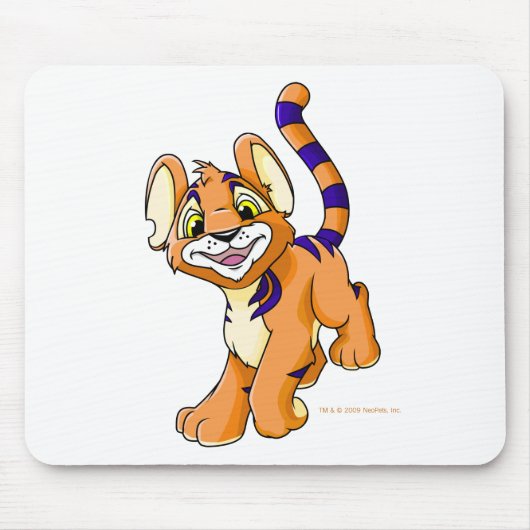 Adventurous oranje Kougra Muismat (Voorkant)