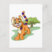 Adventurous oranje Kougra op Mystery Island Briefkaart (Voorkant)