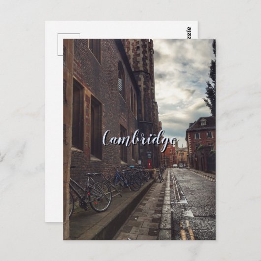 ADVENTUUR | CAMBRIDGE Travel Postcard Briefkaart (Voorkant / Achterkant)