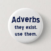 Adverbs bestaat Button (Voorkant)