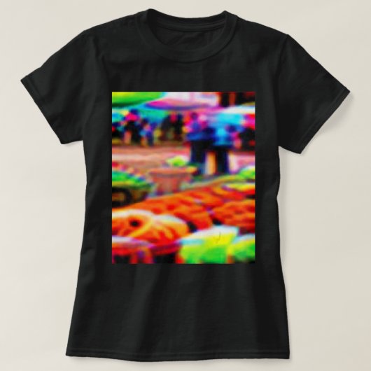 Adversariële antigezichtsherkenning Camouflage Inv T-shirt (Design voorkant)