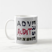 "Adverse Audit Opinion" Koffiemok (Links)