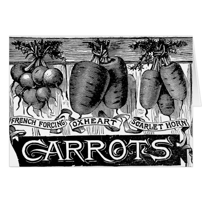 Advert 4 vintage carrots (Voorkant Horizontaal)