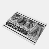 Advert 4 vintage carrots deurmat (Schuin)