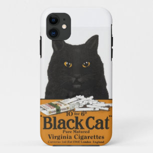  Advert Black Cat Virginia Cigarettes Case-Mate iPhone Case