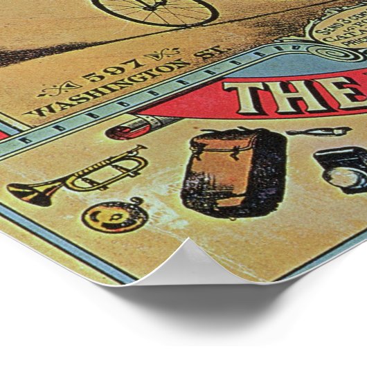 Advert voor de Cyclus van Columbia Poster (Hoek)