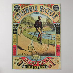 Advert voor de Cyclus van Columbia Poster