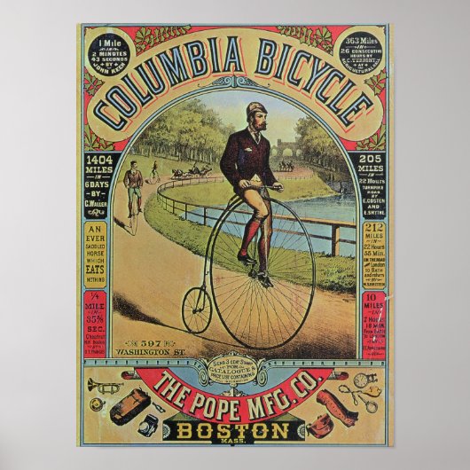 Advert voor de Cyclus van Columbia Poster (Voorkant)
