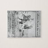 Advert voor Levi Strauss & Co., c.1900 (litho) Legpuzzel (Horizontaal)