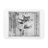 Advert voor Levi Strauss & Co., c.1900 (litho) Magneet (Horizontaal)