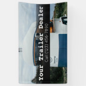 Adverteer bedrijfsbanner voor bedrijfsvoering van  spandoek (Verticaal)