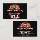 Adverteer boorbedrijf visitekaartje (Voorkant / Achterkant)